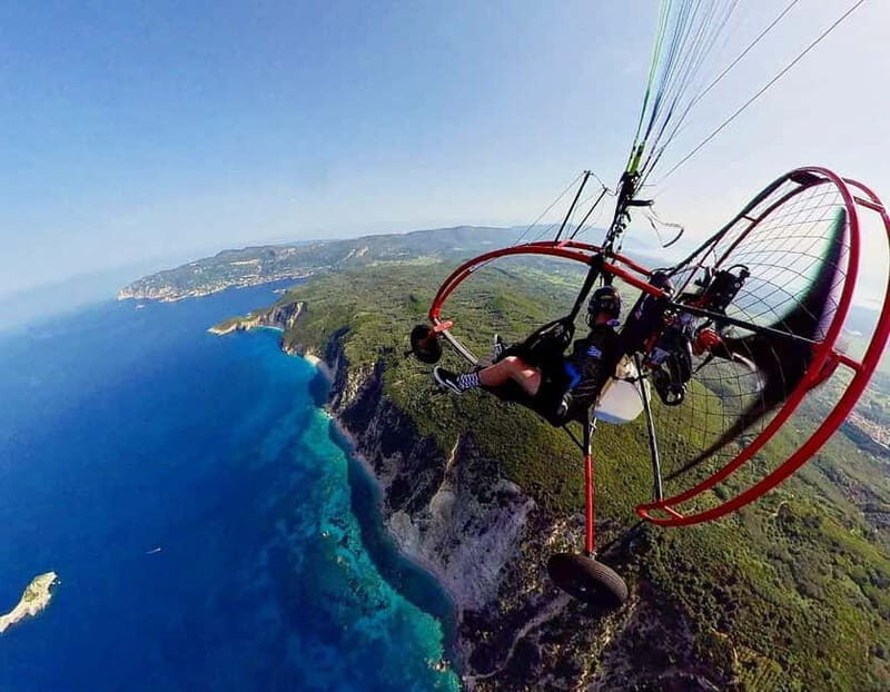 Corfu: Paramotor Flight over the South Coast - Key Points