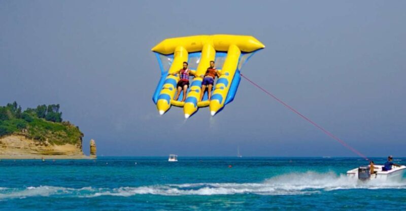 Corfu: Sidari Watersports Fly Fish tubing ride - Key Points