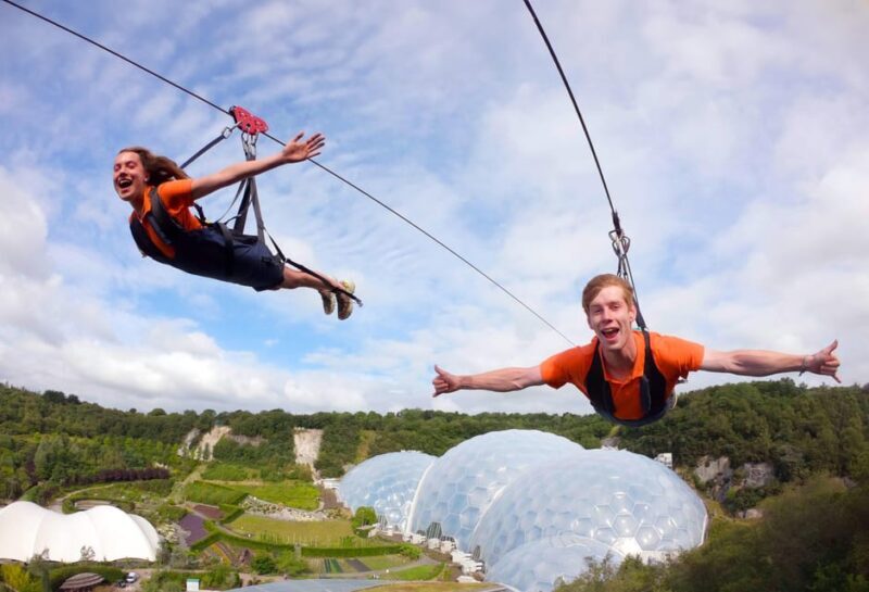 Cornwall: Eden Project Zip Wire Experience - Key Points