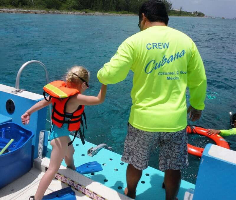 Cozumel: VIP Glass Bottom Boat & Snorkeling 3 Reefs Tour - The Guides and Safety