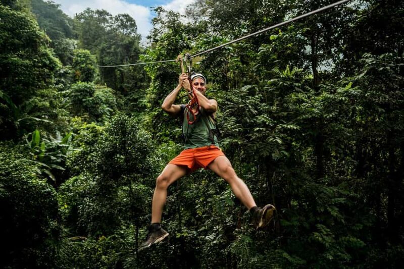 Cozumel: Zip Line, Buffet & Open Bar at KUZÁ Beach Park - Key Points