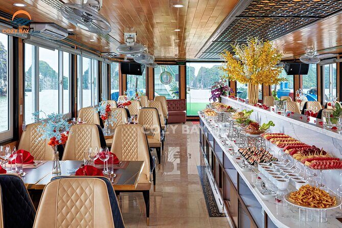 Cozy Bay Halong 5-Star Day Cruise, Buffet, Cave, Kayak, Swimming - The Full Experience: What to Expect from the Tour
