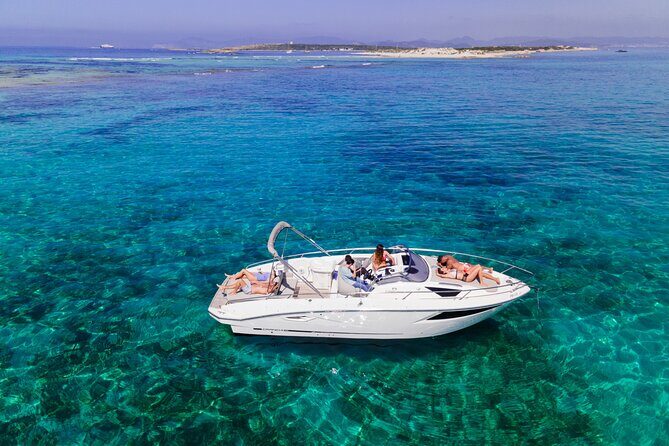 Cranchi E30 Private Boat for 10 Pax for 8 Hours in Ibiza - Authentic Guest Experiences