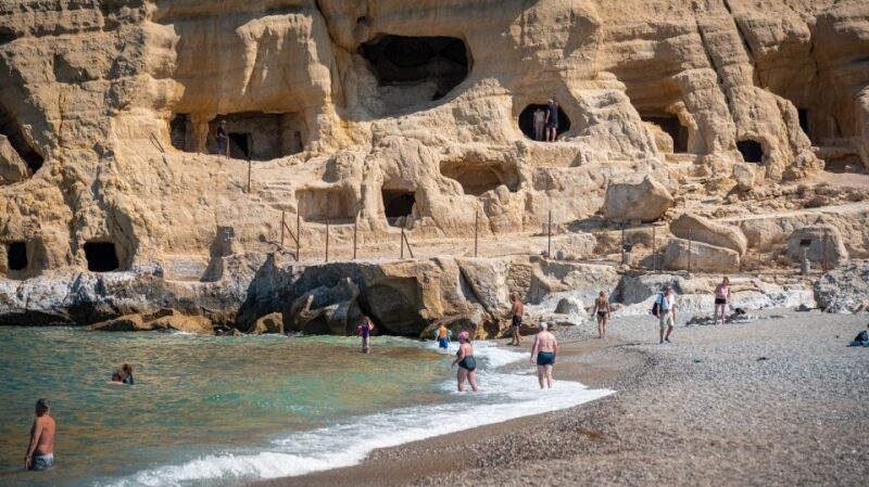 Crete: Matala Beach and Hippie caves, Red beach - FAQ