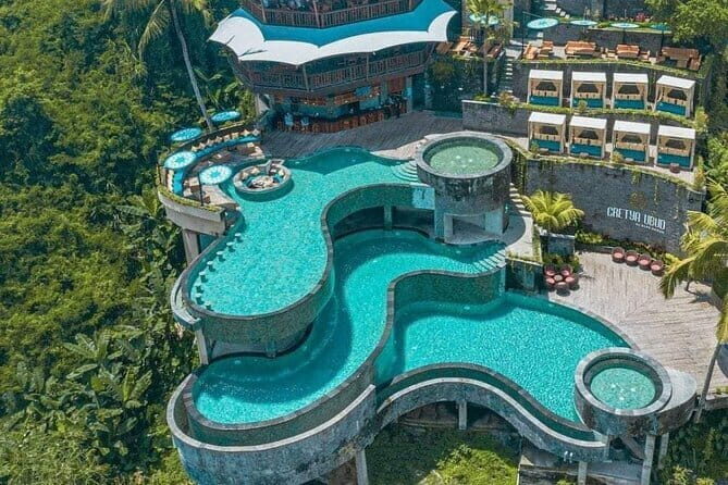CRETYA UBUD Infinity Pool+ Challenging ATV RIDE with Gorilla Cave - Key Points