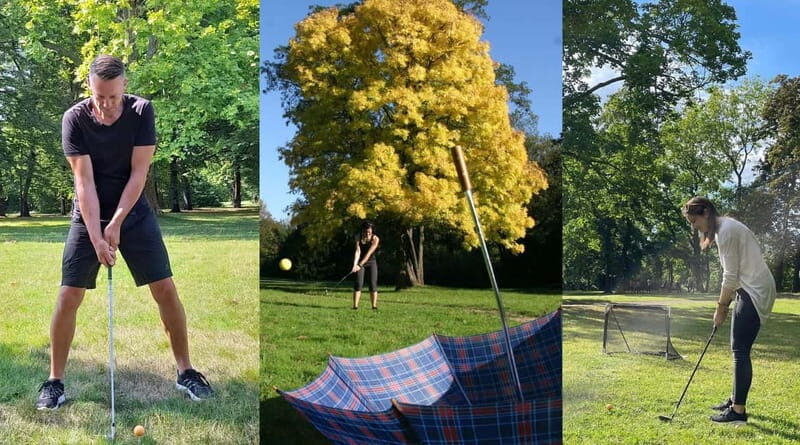 Cross golf in Leipzig: a unique event for companies, friends, and family. - Key Points