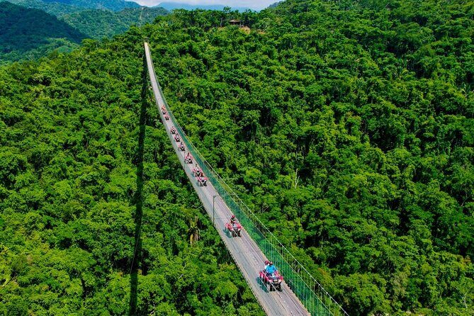 Cross the vehicle bridge with waterfall in RZR ATV - Key Points