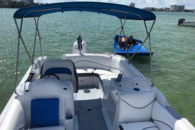 Cruise on a 21 Luxury Deck Boat Choice of Tour Sandbars Watermat - Itinerary Overview: From Dania Cut to Celebrity Mansions