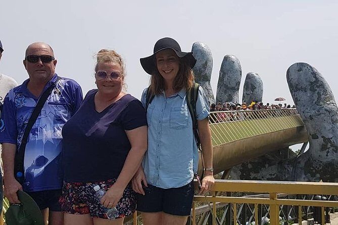 Cruiseship Trip to GOLDEN BRIDGE & DA NANG CITY from CHAN MAY or TIEN SA port - The Dragon Bridge and Da Nang cityscape