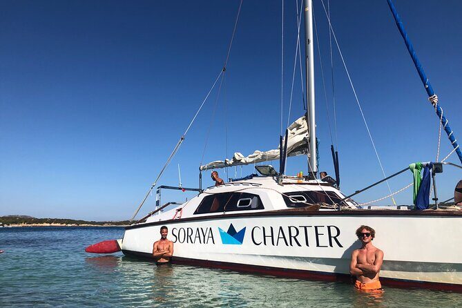 Daily cruise on a sailing catamaran on the La Maddalena archipelago - FAQ