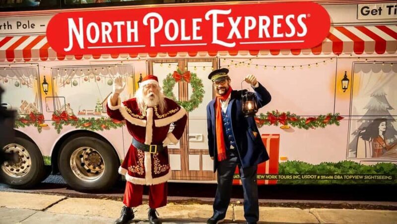 Dallas: North Pole Express Bus Tour Grapevine - Key Points