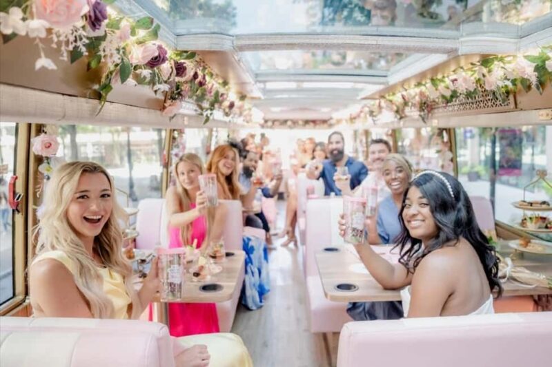 Dallas: Tea Around Town Bus Tour with Treats - Key Points