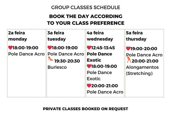 Dance Class (choose 1: Pole Dance, Burlesque or Aerial Silk/Hoop) - The Experience: What You’ll Actually Do