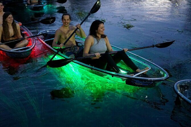 Date Night LED Glow Clear Kayak or Clear Paddleboard & Champagne - What’s Not Included? Considerations