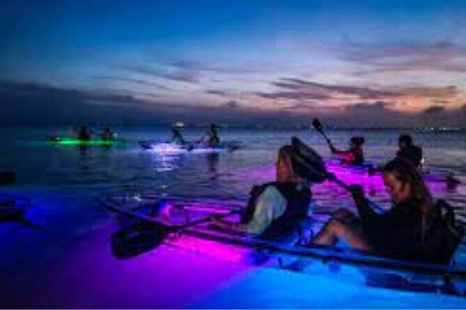 Date Night LED Glow Clear Kayak or Clear Paddleboard & Champagne - Weather and Cancellation