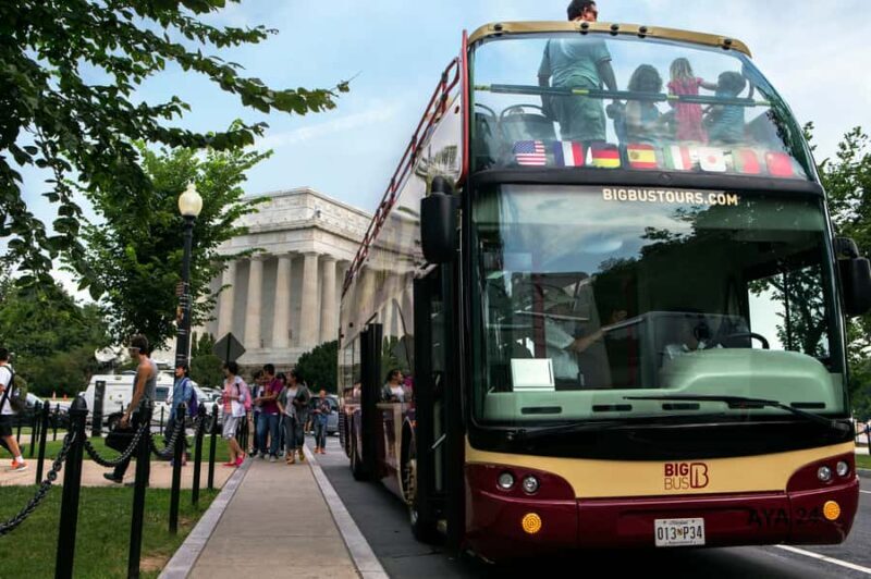 DC: Hop-on Hop-off Sightseeing Tour with 18 Convenient Stops - Discover Washington DC with a Hop-on Hop-off Bus Tour