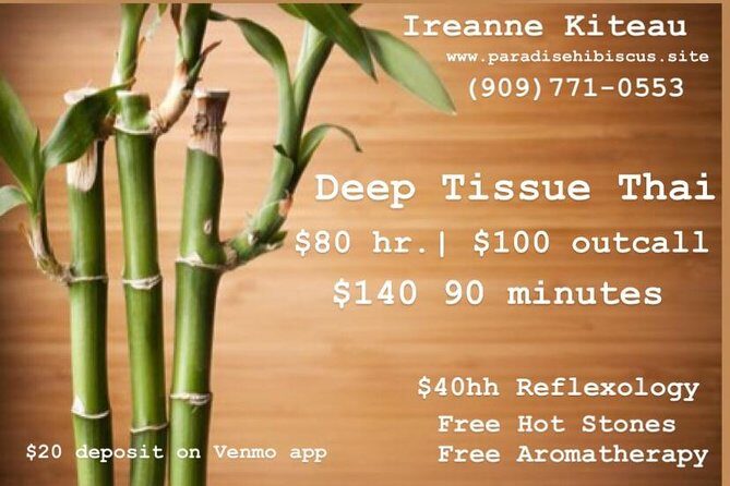 Deep Tissue Thai Massage - Key Points