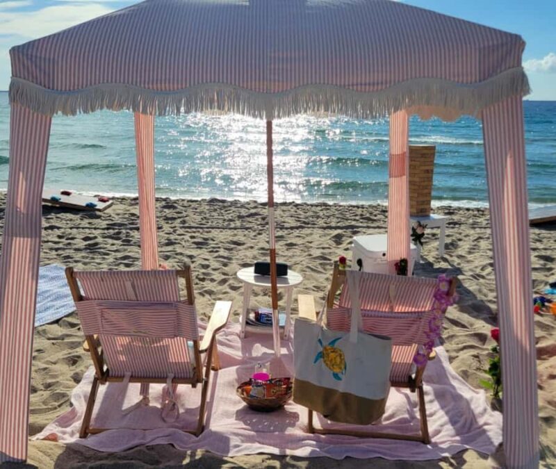 Deerfield Beach: All-Inclusive Beach Day Cabana Rental! - The Day in Practice