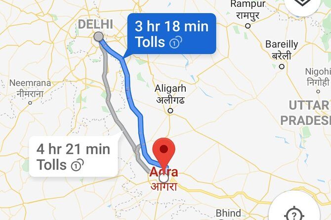 Delhi to Taj Mahal and return - Transportation with Tour Guide. - Considerations from Reviews
