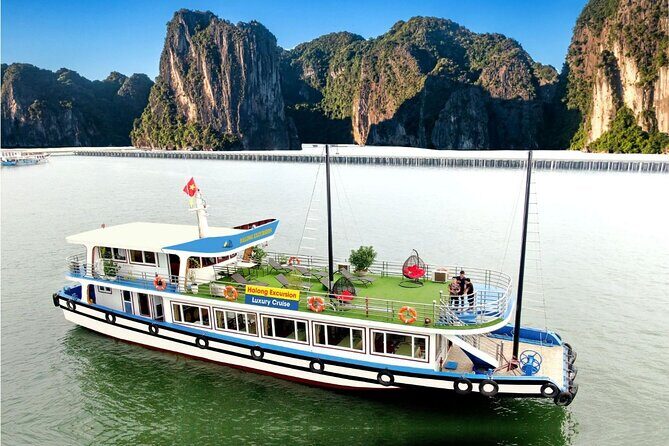 Deluxe Halong Bay Day Tour with Limousine, Island, Beach and Cave - Visiting the Surprising Cave & Titov Island