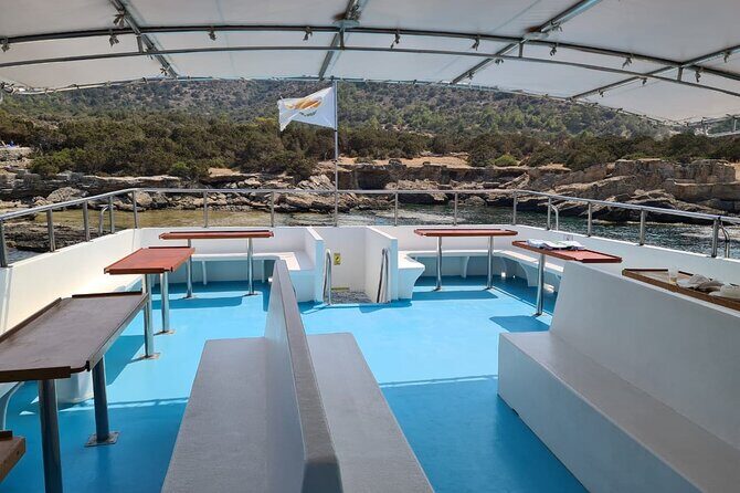 Demetris Chara Boat/Blue Lagoon boat trips with BBQ and SLIDE - What the Experience Looks Like