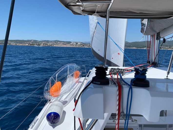 Departure from BRUSC sunset on sailing catamaran - What to Expect on Your Sunset Catamaran Cruise