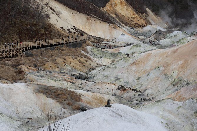 [Departure from Sapporo] Noboribetsu Jigokudani, Lake Toya, Cape Chikyu by private car - Key Points