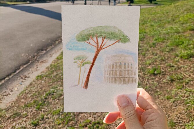 Design your own Postcard of Rome - tour with artistic activity - Introduction