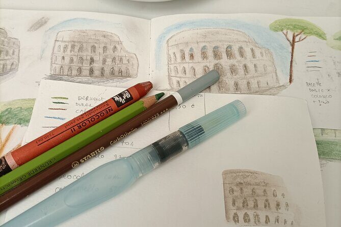 Design your own Postcard of Rome - tour with artistic activity - The Sum Up