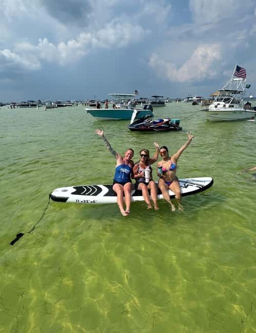 Destin: Crab Island Boat Adventure With Cruise Destin Bay - Duration and Flexibility