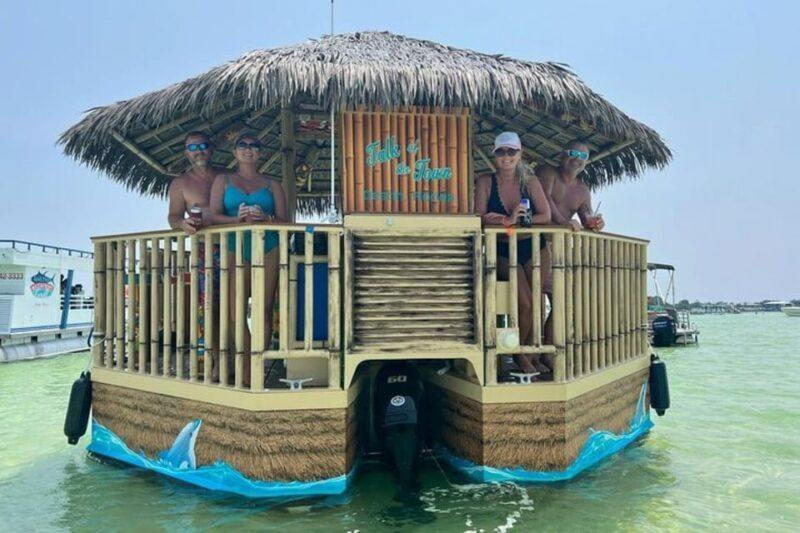 Destin: Crab Island Tiki Sandbar : Tailfins Tikis - The Sum Up