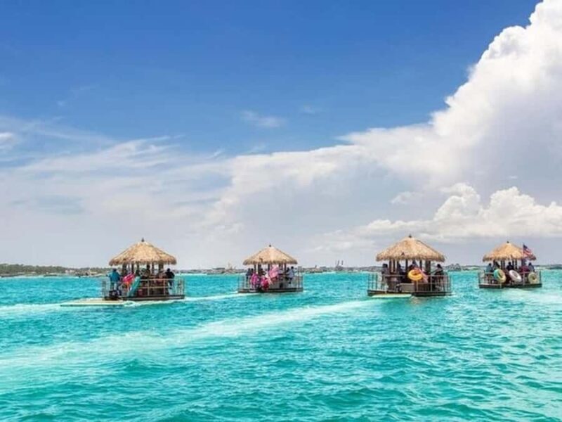 Destin: Floating Tiki Bar Cruise with 360° Harbor Views - Key Points