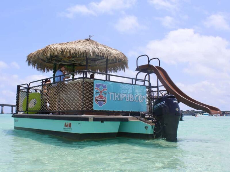 Destin: Tiki Pub Crab Island Sandbar Cruise with Waterslide - Authentic Experiences and Practical Tips
