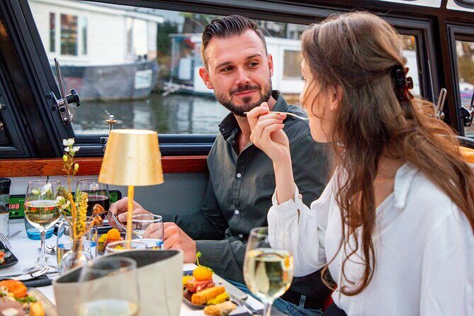 Dinner Canal Cruise Amsterdam: 4-Courses Including Drinks - Highlights of the Tour