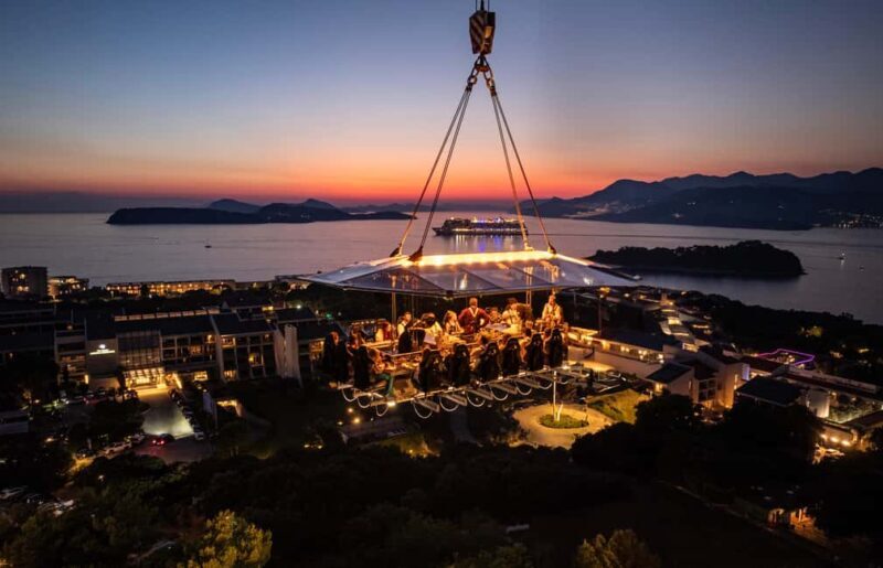 Dinner in the Sky Dubrovnik - Key Points