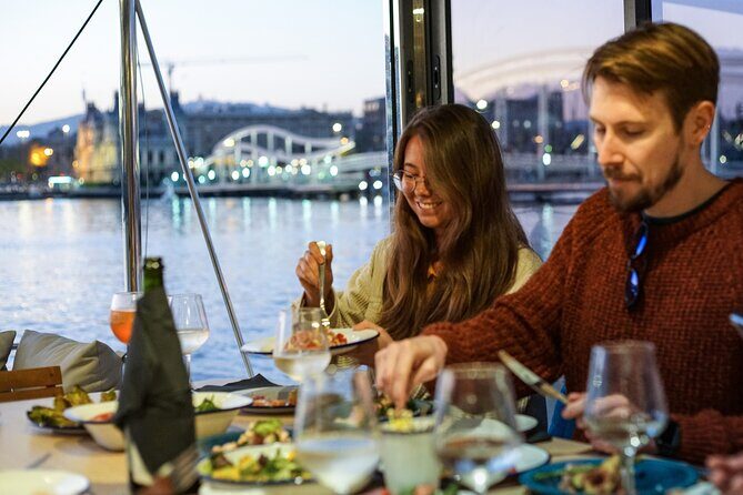 Dinner Sunset Small Group Sailing on the Mediterranean Barcelona - Key Points
