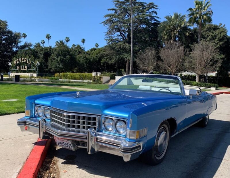 Discover LA in a 1973 Cadillac Eldorado convertible - Practical Details