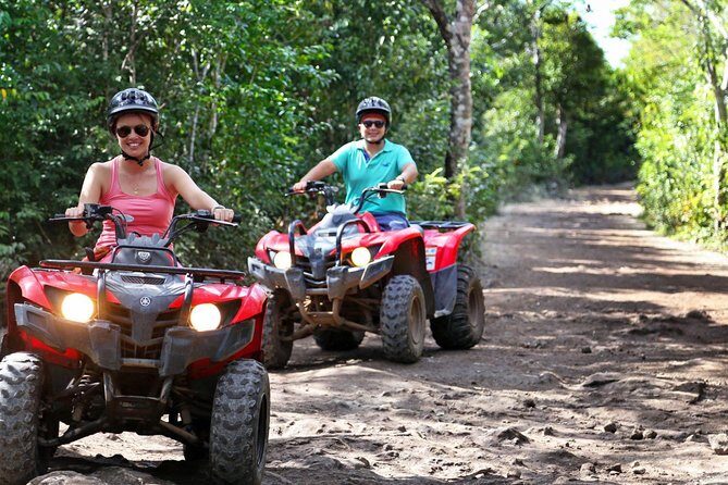 Discover the Adrenaline with Atvs ziplines single and a real Mayan cenote - Key Points