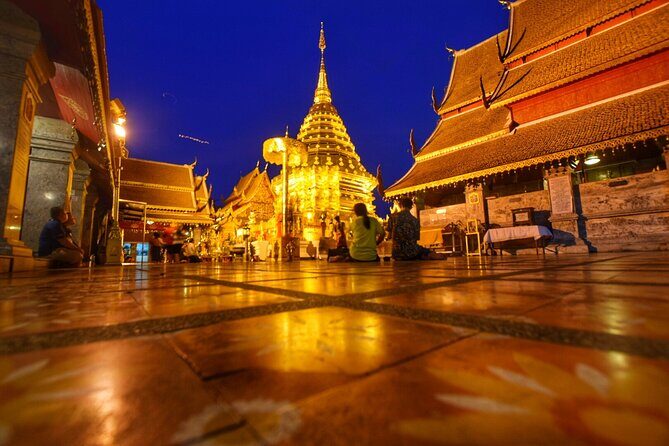 Doi Suthep and Wat Umong Night Tour From Chiang Mai - Key Points