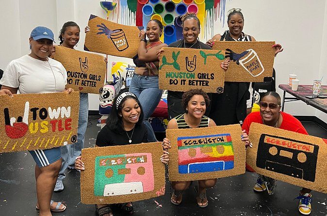 Doormat Paint Party in Houston - The Practical Details
