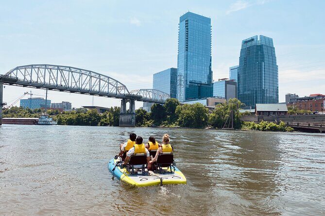 Downtown Nashville 4 Person Pedal Drive Kayak Rental - Key Points