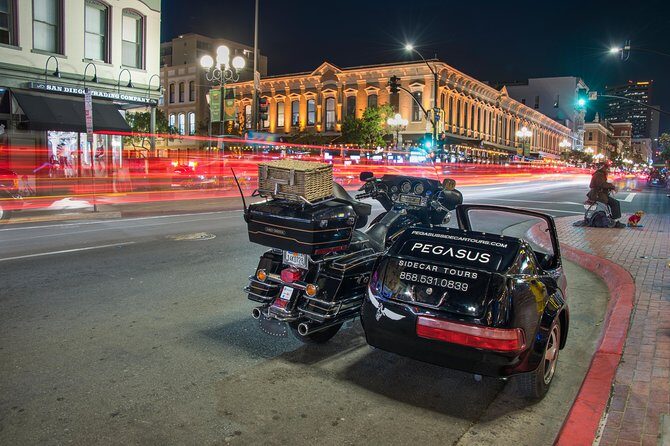 Downtown to Balboa Park Tour - A Deep Dive into the San Diego Motorcycle Sidecar Tour