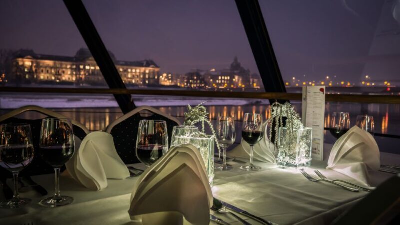 Dresden: Evening River Cruise with Dinner - The Dining Experience