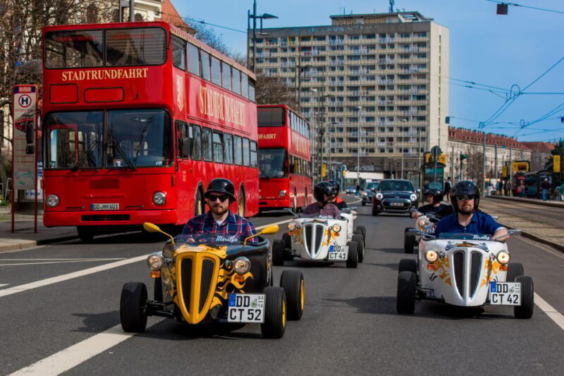 Dresden: Hot rod city tour - sightseeing with an adrenaline factor - What to expect at each stage