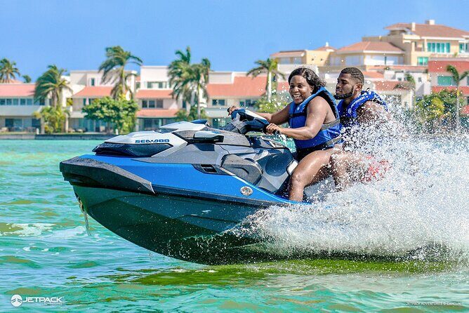 Drive over the mangrove on a WAVERUNNER in Cancun! - Key Points
