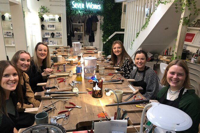 Dublin Jewellery Forge a Hammered Silver Ring: Drury Street - What to Expect from the Silver Ring Workshop