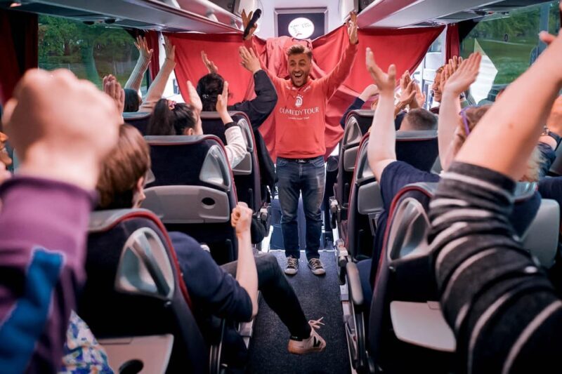 Düsseldorf: 1.5-Hour Comedy Bus Tour - FAQ