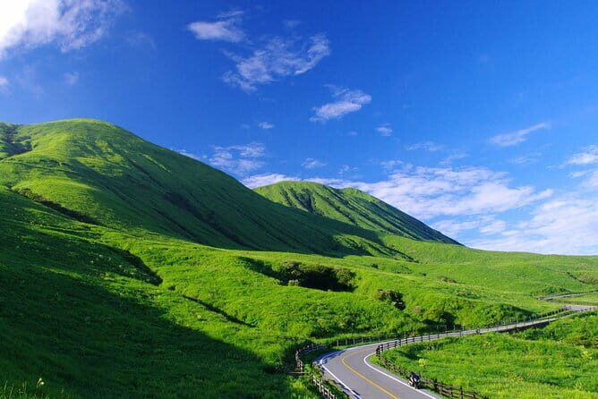 E-Bike Journey Across Mt. Aso from Kumamoto Airport - Key Points