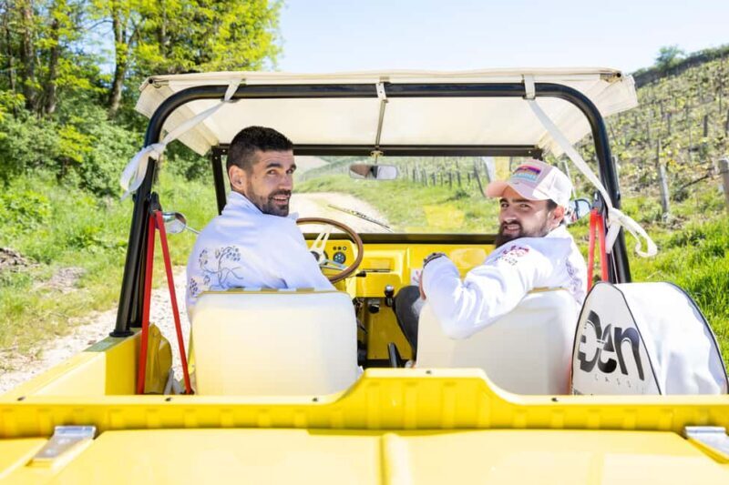 e-Mehari Tour and tasting Chablis Clotilde Davenne - Wrapping Up