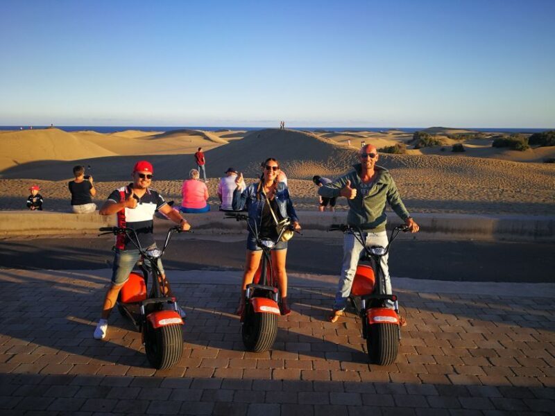 e-Scooter City Tour + Camel Ride inside Maspalomas Dunes - Frequently Asked Questions